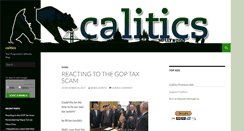 Desktop Screenshot of calitics.com